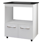 Balcao Para Cooktop 4 Bocas Elisa Branco Mobbs