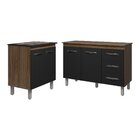 Balcão Para Cooktop 4 Bocas Fran E Armário Bruna 118 Cm Cozin