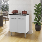 Balcao Para Cooktop 4 Bocas Jade Mobbs Cor:branco