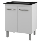 Balcao Para Cooktop 4 Bocas Jade Mobbs Cor:branco