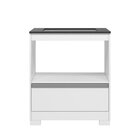 Balcão Para Cooktop 4 Bocas Nt 3110  Branco New/granito