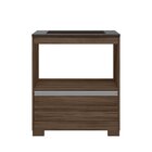 Balcão Para Cooktop 4 Bocas Nt 3110  Nogal Trend/granito