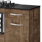 Balcão Para Cooktop 4 Bocas Violeta Kaiki Móveis Ypê