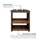 Balcão Para Cooktop 5 Bocas 2 Nichos Para Forno Turim Ype