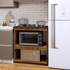 Balcão Para Cooktop 5 Bocas 2 Nichos Para Forno Turim Ype