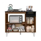 Balcão Para Cooktop 5 Bocas 2 Portas 1 Gaveta Master  Natura/