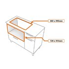 Balcão Para Cooktop 5 Bocas 2 Portas 1 Gaveta Master Cinamomo