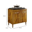 Balcão Para Cooktop 5 Bocas 2 Portas Sevilha Rovere