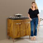 Balcão Para Cooktop 5 Bocas 2 Portas Sevilha Rovere