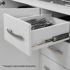 Balcão Para Cooktop 5 Bocas Virtus Kaiki Móveis Branco