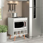 Balcão Para Cooktop 60 X 85 Cm Adega Nicho Forno/micro Pés Pa