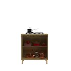 Balcão Para Cooktop 80cm 2 Portas Giorgia Canary/off White