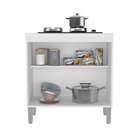Balcão Para Cooktop Branco