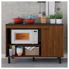 Balcão Para Cooktop Buffet Cozinha Cook 1 Porta Caemmun