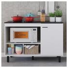 Balcão Para Cooktop Buffet Cozinha Cook 1 Porta Caemmun