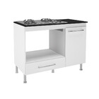 Balcão Para Cooktop Com Tampo 1 Porta E 1 Gaveta Indekes