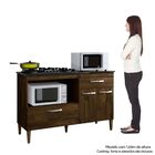 Balcão Para Cooktop Cozinha 5 Bocas 3 Portas 1 Gaveta Palace