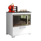 Balcão Para Cooktop De 5 Bocas 1porta Branco Albânia Casa Mob