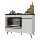 Balcão Para Cooktop E Forno 105cm 1 Porta 1 Gaveta Veneza Mul