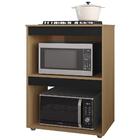 Balcão Para Cooktop E Forno Microondas 75cm Adriana Amêndoa/p