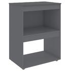 Balcão Para Cooktop E Forno Microondas 75cm Adriana Cinza - A