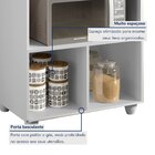 Balcão Para Cooktop E Forno Smart Yescasa Branco