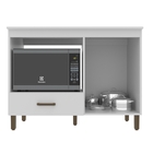 Balcão Para Cooktop Multiuso 1 Porta E 1 Gaveta -  Florença -