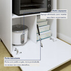 Balcão Para Cooktop Viena 5 Bocas 1 Porta Kaiki Móveis