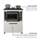 Balcão Para Cooktop Viena 5 Bocas 1 Porta Kaiki Móveis