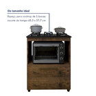 Balcão Para Cooktop Viena 5 Bocas 1 Porta Kaiki Móveis