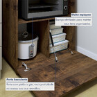 Balcão Para Cooktop Viena 5 Bocas 1 Porta Kaiki Móveis