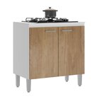 Balcão Para Cooktopa Branco/avelã