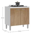 Balcão Para Cooktopa Branco/avelã