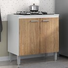 Balcão Para Cooktopa Branco/avelã