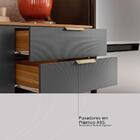 Balcão Para Cozinha 120cm 2 Portas 2 Gavetas Olga Amêndola/gr