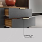 Balcão Para Cozinha 120cm 2 Portas 2 Gavetas Olga Amêndola/gr