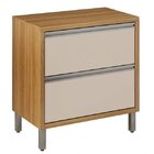 Balcao Para Cozinha 1 Porta 1 Gaveta Jade  Carvalho/off White