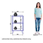 Balcão Para Cozinha 1 Porta 1 Prateleira Favorita Branco