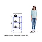 Balcão Para Cozinha 1 Porta 1 Prateleira Favorita Preto/natura