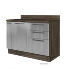 Balcão Para Cozinha 1 Porta 4 Gavetas Gourmet G3 Itatiaia Nog