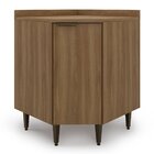 Balcão Para Cozinha 1 Porta 90° Paris Nogal Manchester