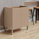 Balcão Para Cozinha 1 Porta Basculante 1 Gaveta 80cm Vanilla