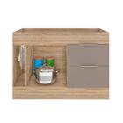 Balcão Para Cozinha 1 Porta Sem Tampo Salvador Carvalho Fume