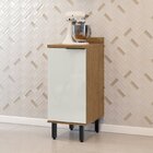 Balcão Para Cozinha 1 Porta Toscana Espresso Móveis Freijó/of