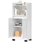 Balcão Para Cozinha 2 Portas 1 Nicho Jet Luxo Branco/preto