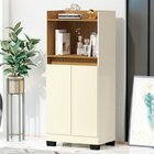 Balcão Para Cozinha 2 Portas 1 Nicho Jet Luxo Pérola/mel