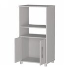 Balcão Para Cozinha 2 Portas 2 Nichos Branco