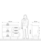 Balcão Para Cozinha 2 Portas 3 Gavetas Evolution Plus Batrol