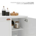 Balcão Para Cozinha 2 Portas 80 Cm Pérola Yescasa Branco