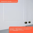 Balcão Para Cozinha 2 Portas 80cm Com Tampo Para Cooktop Emil